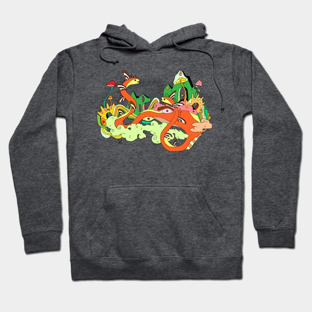 Garden Snakes Hoodie by ShelbyWorks